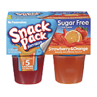 Snack Pack Juciy Gels sugar free gelatin, low calorie, 2 orange, 213oz