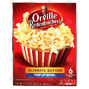 Orville Redenbacher's Pop Up Bowl ultimate butter microwave pop17.41oz
