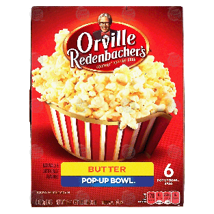 Orville Redenbacher's Pop Up Bowl butter flavor micorwave poppi17.41oz