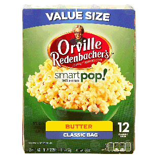 Orville Redenbacher's smart pop! butter microwave popcorn, 94% 32.29oz