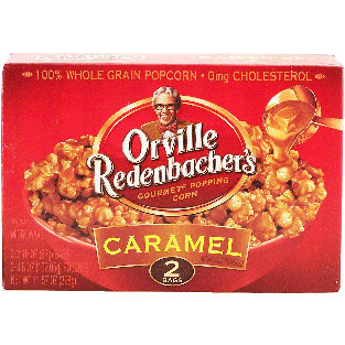 Orville Redenbacher's  caramel microwave popping corn, 2-bags, 11.57oz