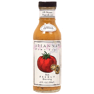 Briannas Home Style zesty french dressing  12fl oz