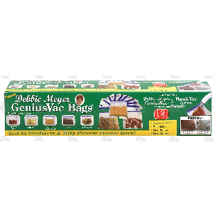 Debbie Meyer GeniusVac Bag gallon size vac bags, for use with Debb 12pk