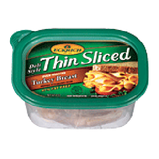 Eckrich  deli style thin sliced oven roasted turkey breast 7oz