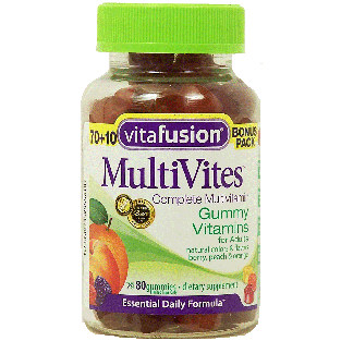 vita fusion Multi Vites multivitamin for adults, gummies, natural  70ct