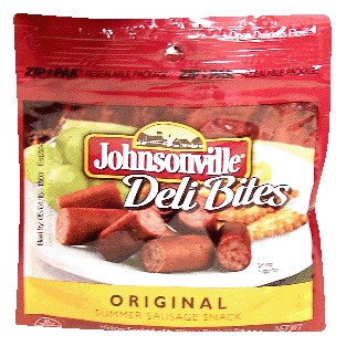 Johnsonville Deli Bites original summer sausage snack 8oz