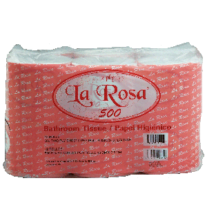 La Rosa  bathroom tissue, 2-ply, 500 sheets per roll 12pk