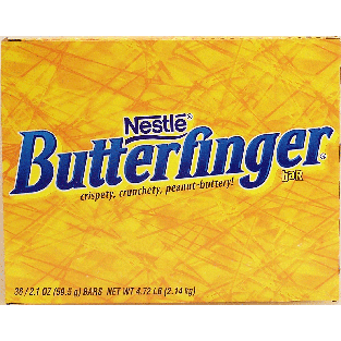 Nestle Butterfinger crispety, crunchy, peanut buttery full size 4.72lb