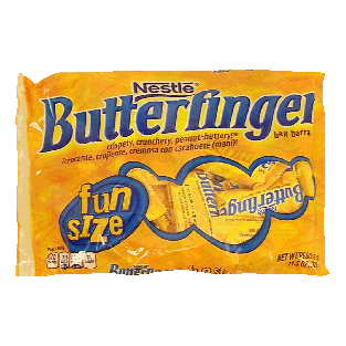 Nestle Butterfinger crispety, crunchety, peanut-buttery fun size11.5oz