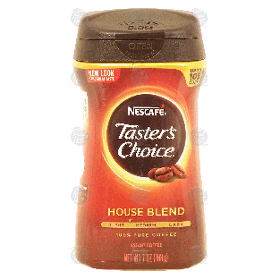 Nescafe Taster's Choice house blend instant coffee, makes up to 107-oz