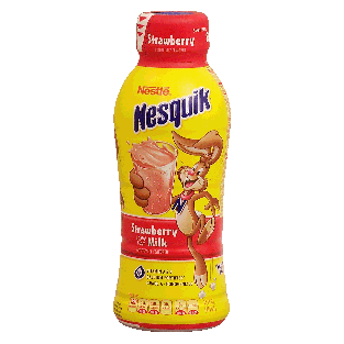 Nestle Nesquik low fat strawberry milk 14fl oz