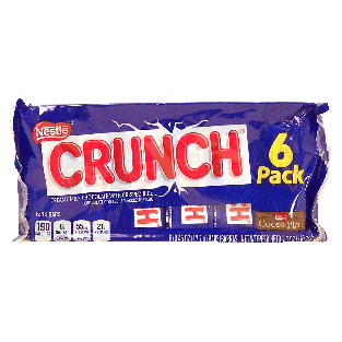 Nestle Crunch milk chocolate with crisped rice snack size candy b 2.7oz