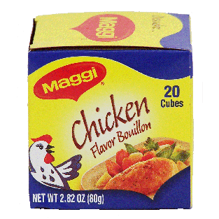 Maggi  chicken flavor bouillon 2.82oz