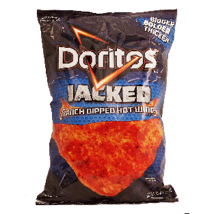 Doritos Jacked ranch dipped hot wings flavored tortilla chips 10oz