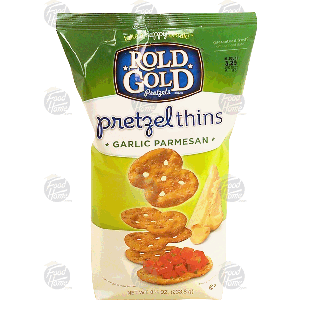 Rold Gold pretzel thins garlic parmesan flavor  8.25oz