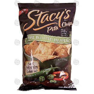 Stacy's Pita Chips fire roasted jalapeno pita chips 7.33-oz