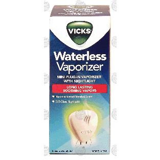 Vicks Waterless Vaporizer softglow nightlight, releases vicks vapor 1ct