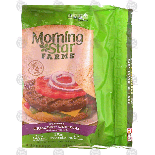 Morningstar Farms Grillers Original veggie burgers, 4-count  9oz