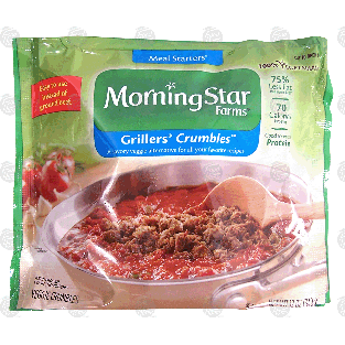 Morningstar Farms Meal Starters grillers crumbles; a savory veggi12-oz