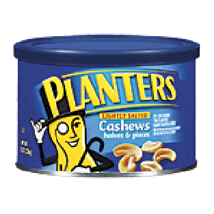 Planters  lightly salted cashews halves & pieces 8oz