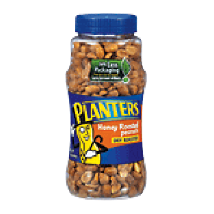 Planters Peanuts Dry Roasted Honey Roasted 16oz