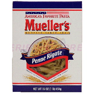 Mueller's Pasta Labella Macaroni italian style penne rigate enrich16oz