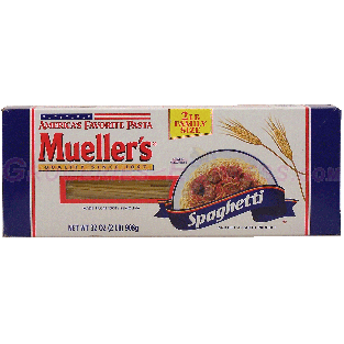 Mueller's Spaghetti regular spaghetti america's favorite pasta 32oz