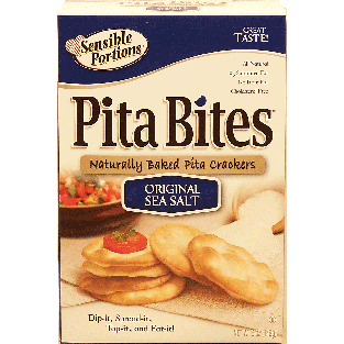 Sensible Portions Pita Bites original sea salt naturally baked pita5oz
