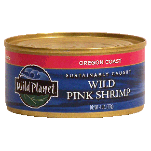 Wild Planet  wild pink shrimp, oregon coast, sustainable caught 4oz