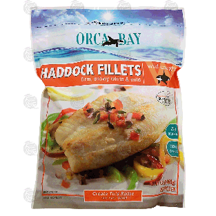 Orca Bay  wild caught haddock fillets, firm, snowy white & mild 1.5lb