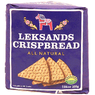 Leksands  crisp bread, all natural 7.06oz