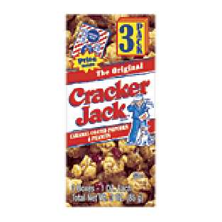 Cracker Jack  original caramel popcorn & peanuts, 3-pack  3oz