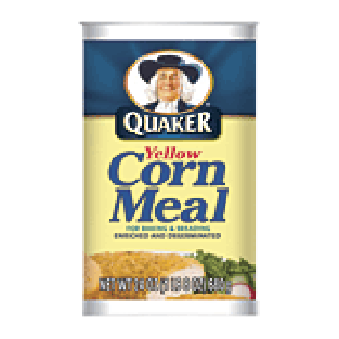 Quaker Corn Meal Yellow Enriched & Degerminated   24oz