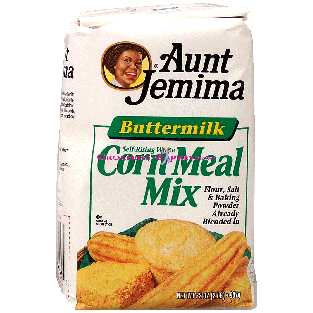 Aunt Jemima  buttermilk corm meal mix, flour, salt & baking powder 2lb