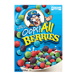 Quaker Cap'n Crunch's Opps! All Berries; sweetened corn & oat ce11.5oz