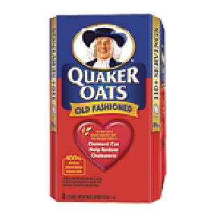 Quaker  oats, old fashioned, 2 bags, 110 servings 10lb