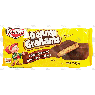 Keebler Deluxe Grahams fudge covered graham crackers 12.5oz