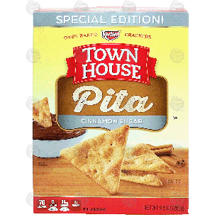 Keebler Town House pita; cinnamon sugar oven baked crackers 9.5oz