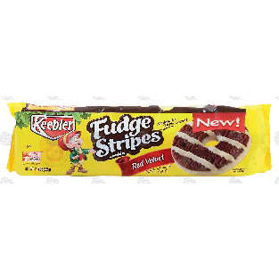 Keebler Fudge Stripes red velvet cookies 11.5oz