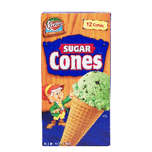 Keebler  sugar ice cream cones 12-count 12oz