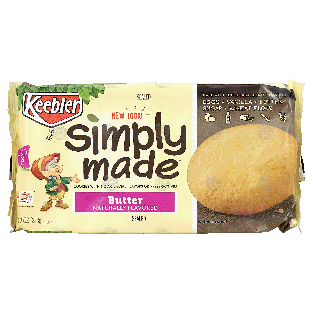 Keebler Simply Made butter flavored cookies with no artificial fla10oz