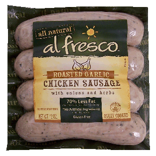 Al Fresco  all natural chicken sausage with onions and herbs 12oz