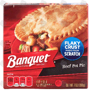 Banquet  beef pot pie 7-oz