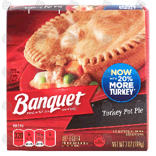 Banquet  turkey pot pie 7-oz