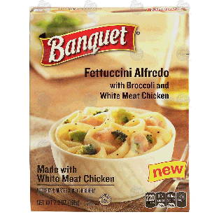 Banquet  fettuccini alfredo with broccoli and white meat chicken 7-oz