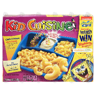 Kid Cuisine Catch A Wave mac & cheese; macaroni & cheese sauce,10.6-oz