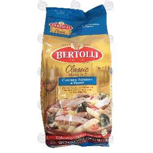 Bertolli Meal for 2 chicken alfredo & penne w/ broccoli & portobe24-oz
