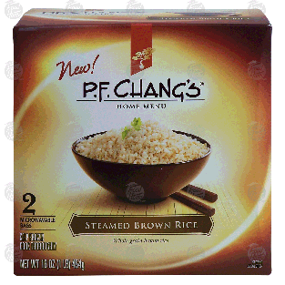 P.F. Chang's Home Menu steamed brown rice, whole grain, 2 microwa16-oz