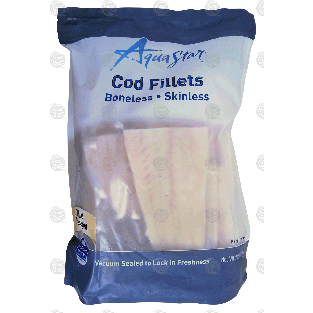 Aqua Star  cod fillets, boneless, skinless, wild caught 2lb