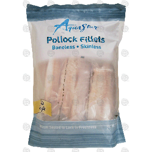 Aqua Star  pollock fillets, boneless, skinless 2lb